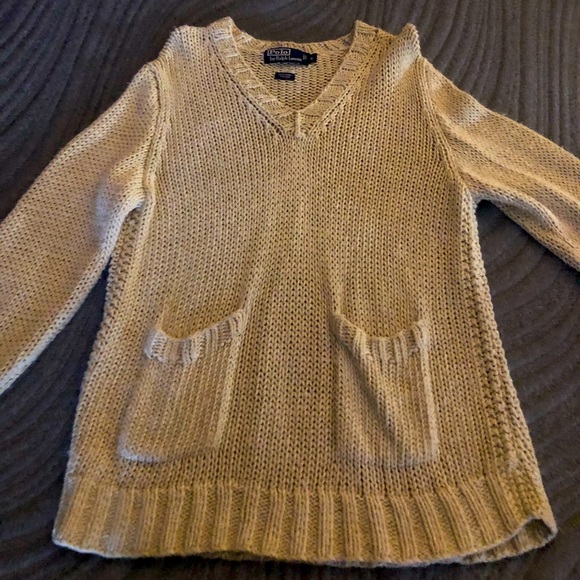 Polo Ralph Lauren Sweaters - Polo Ralph Lauren women sweater heavy duty 89% linen 11% silk